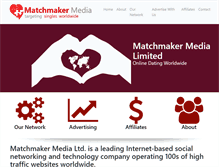 Tablet Screenshot of matchmakermedia.org